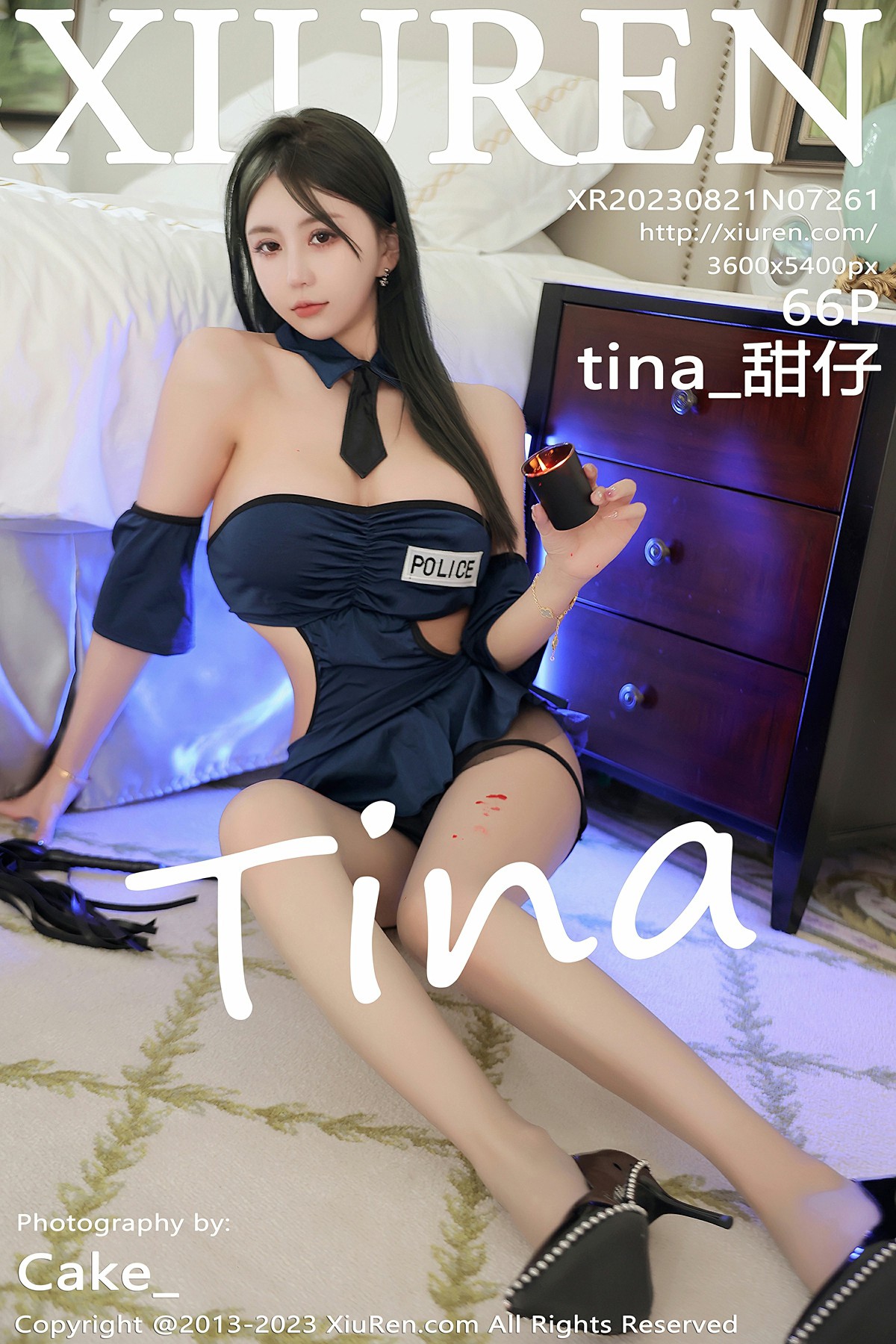 [XiuRen秀人网] 2023.08.21 No.7261 tina_甜仔 性感情趣警察制服 杭州旅拍写真 [66+1P]