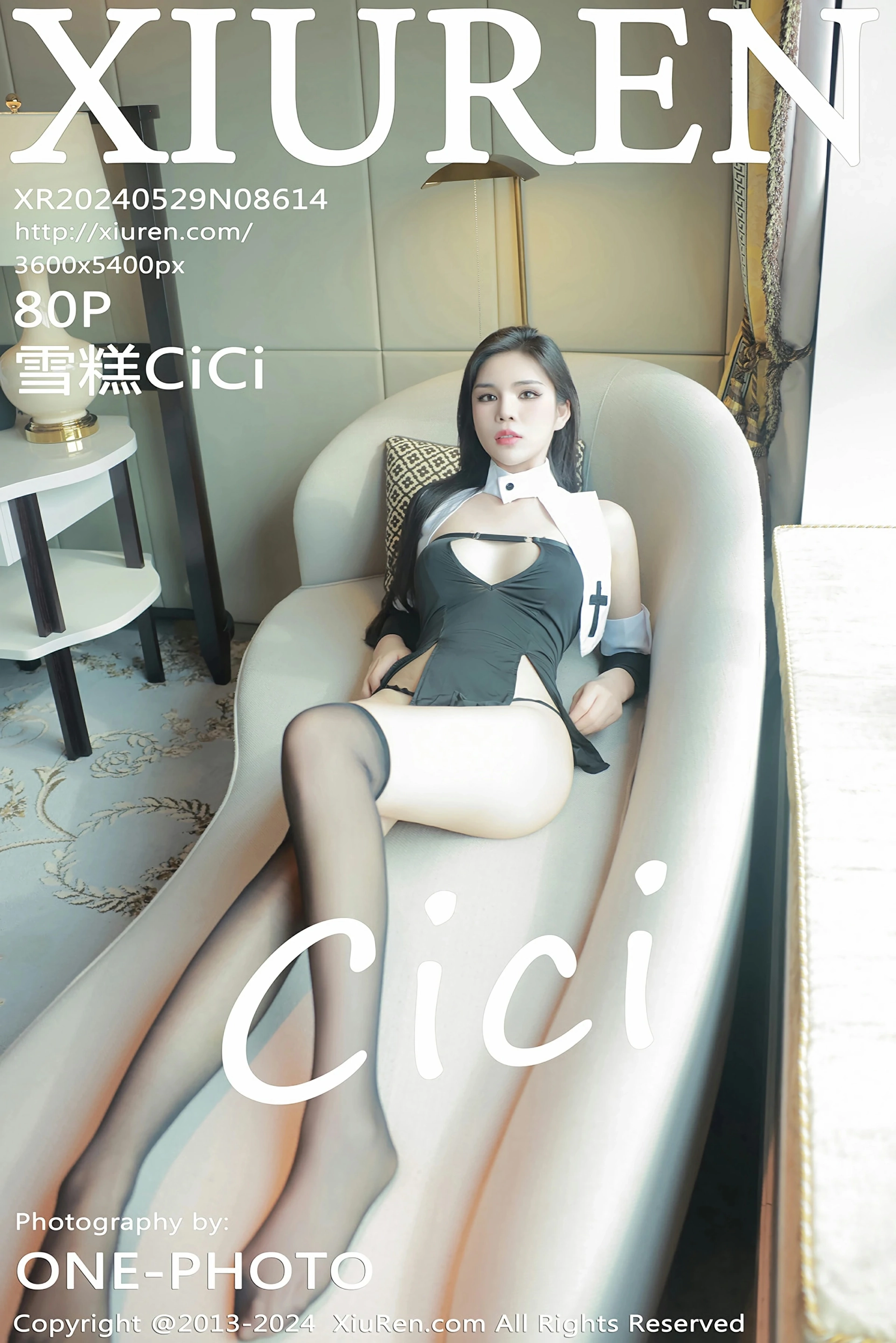 [XiuRen秀人网] 2024.05.29 No.8614 雪糕CiCi 美腿修长 修女服饰 性感写真 [80+1P]