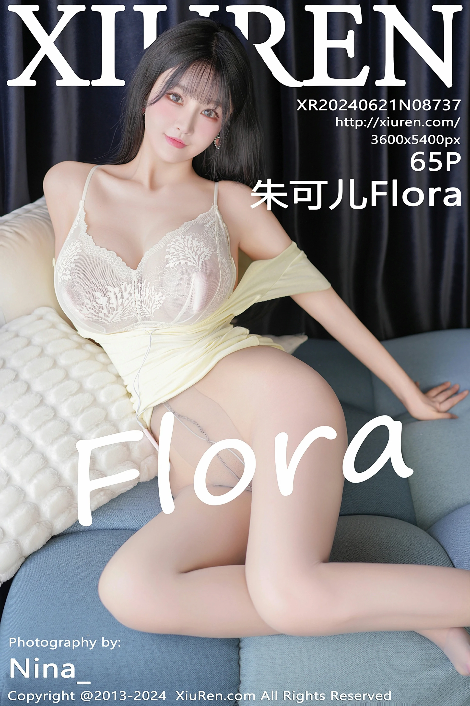 [XiuRen秀人网] 2024.06.21 No.8737 朱可儿Flora 性感淡黄色连夜短裙 大理旅拍写真 [65+1P]