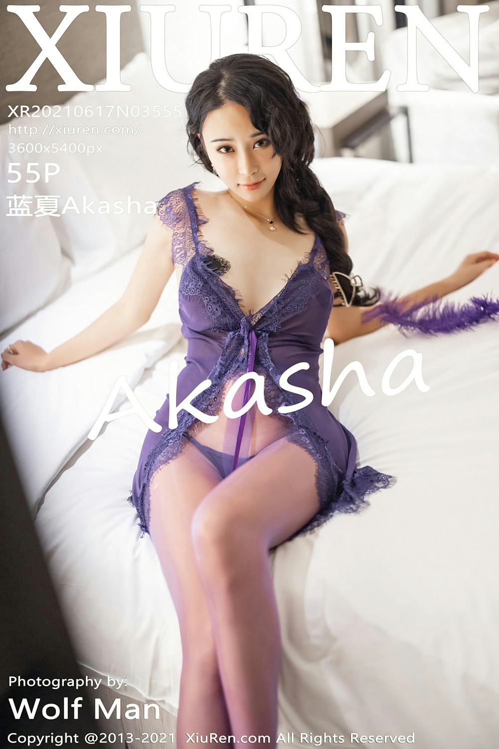 [XiuRen秀人网] 2021.06.17 No.3555 蓝夏Akasha 热辣身姿 性感写真 [55+1P]