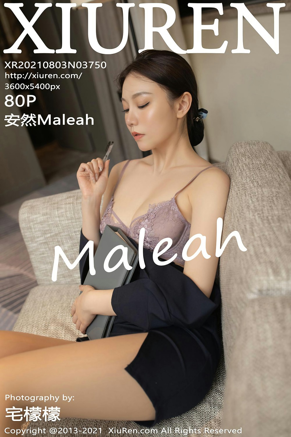 [XiuRen秀人网] 2021.08.03 No.3750 安然Maleah 签合同主题系列 [80+1P]