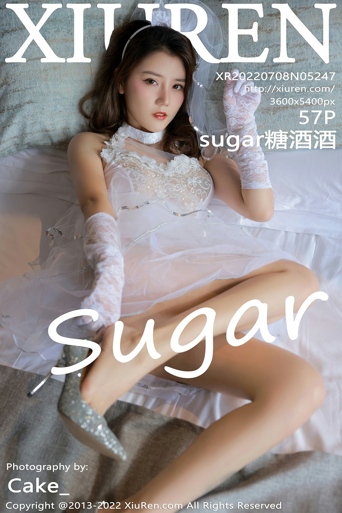 [XiuRen秀人网] 2022.07.08 No.5247 sugar糖酒酒 性感白色轻透薄纱婚 澳门旅拍写真 [57+1P]