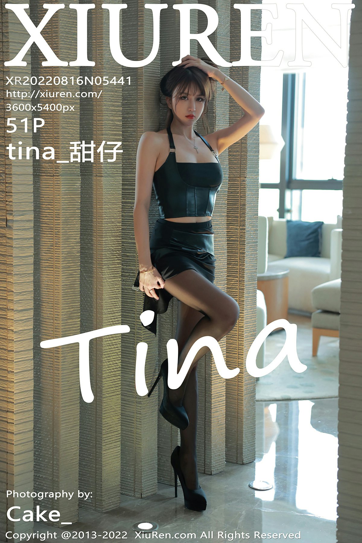 [XiuRen秀人网] 2022.08.16 No.5441 tina_甜仔 性感魅惑黑丝 香格里拉旅拍写真 [51+1P]