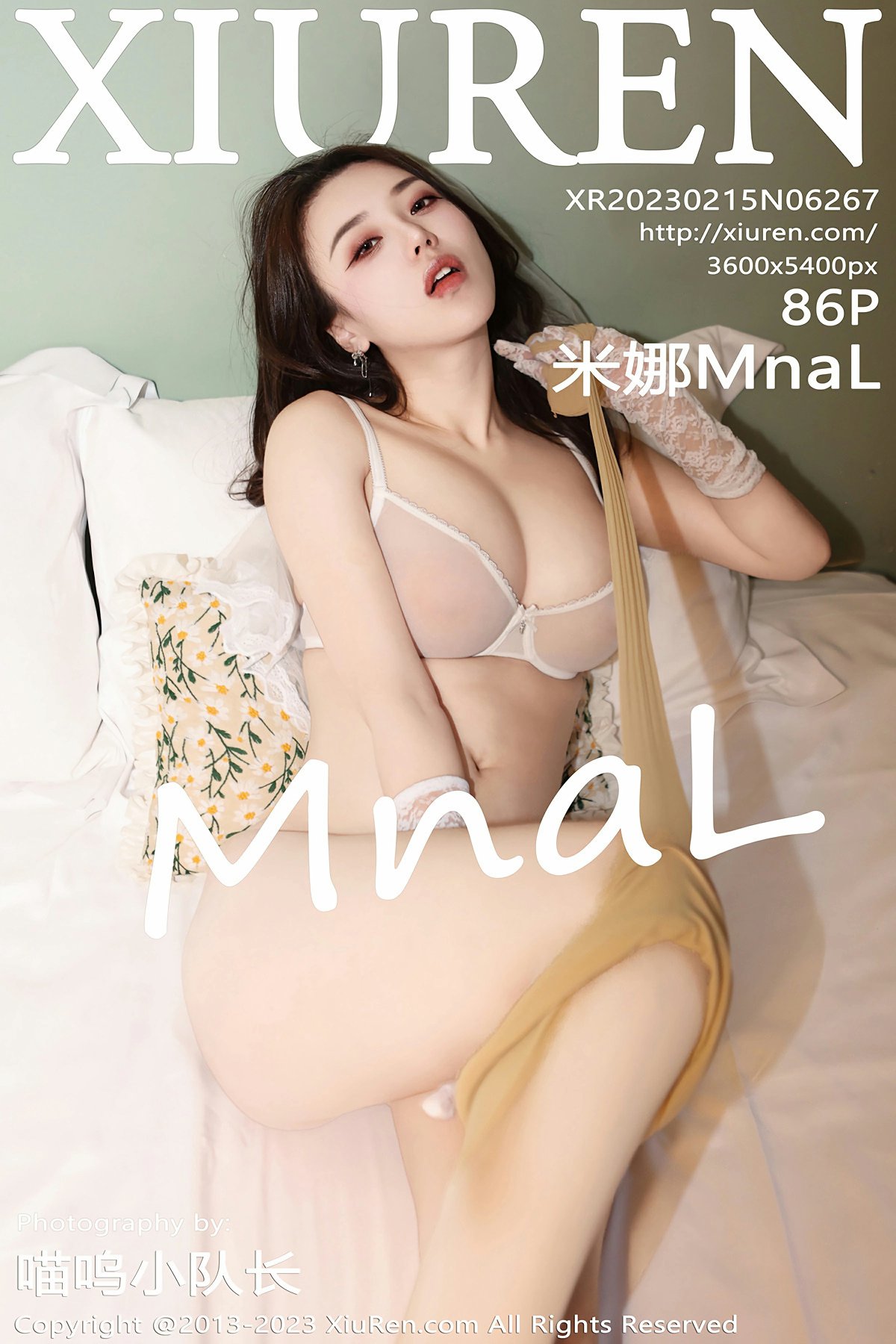 [XiuRen秀人网] 2023.02.15 No.6267 米娜MnaL 白色蕾丝情趣服饰 性感写真 [86+1P]