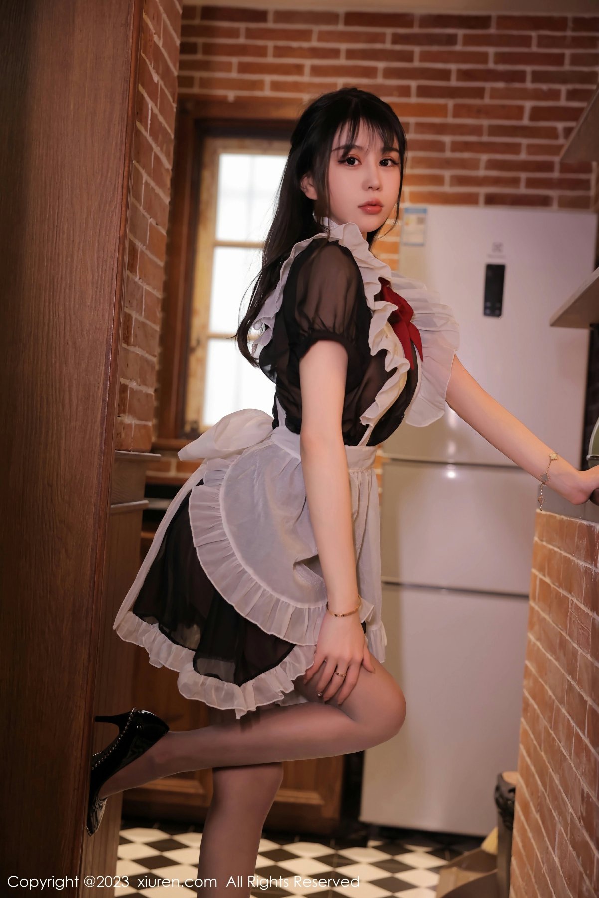 [XiuRen秀人网] 2023.02.23 No.6310 tina_甜仔 女仆服饰 性感写真 [62+1P]