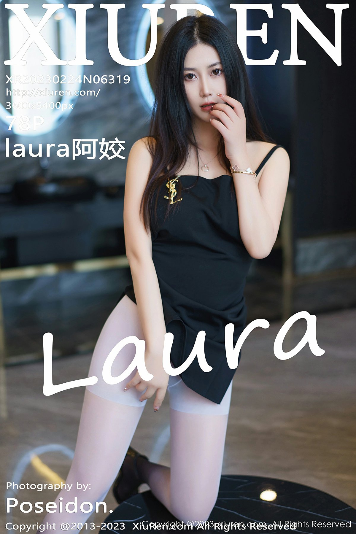 [XiuRen秀人网] 2023.02.24 No.6319 laura阿姣 魅惑渐变色丝袜 性感写真 [78+1P]