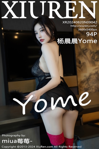 [XiuRen秀人网] 2024.08.20 No.9042 杨晨晨Yome 丰腴美臀