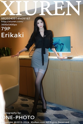 [XiuRen秀人网] 2024.09.14 No.9167 Erikaki 短裙美腿