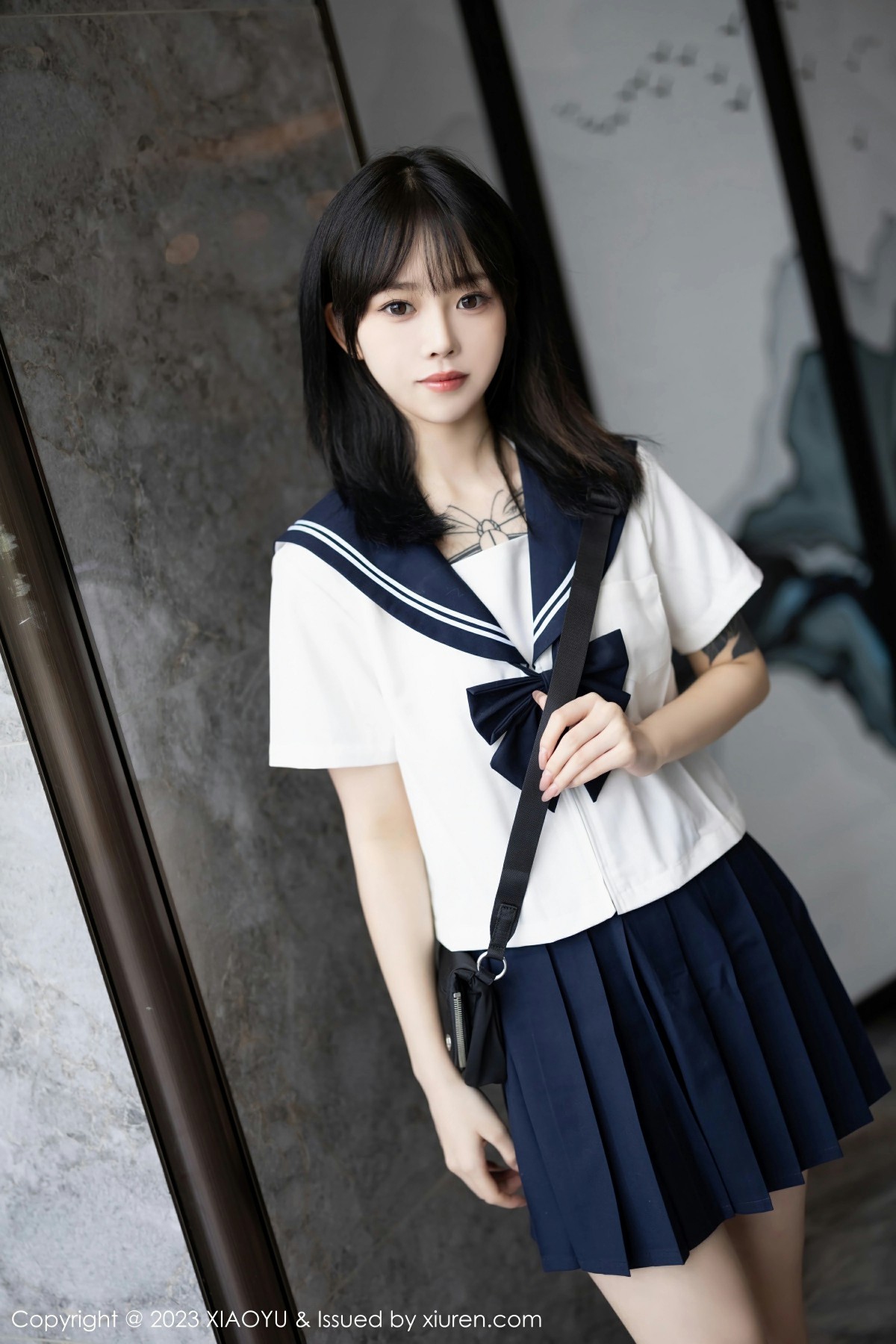 [XIAOYU语画界] 2023.08.08 VOL.1087 奶瓶. 白色学妹服 性感写真 [88+1P]