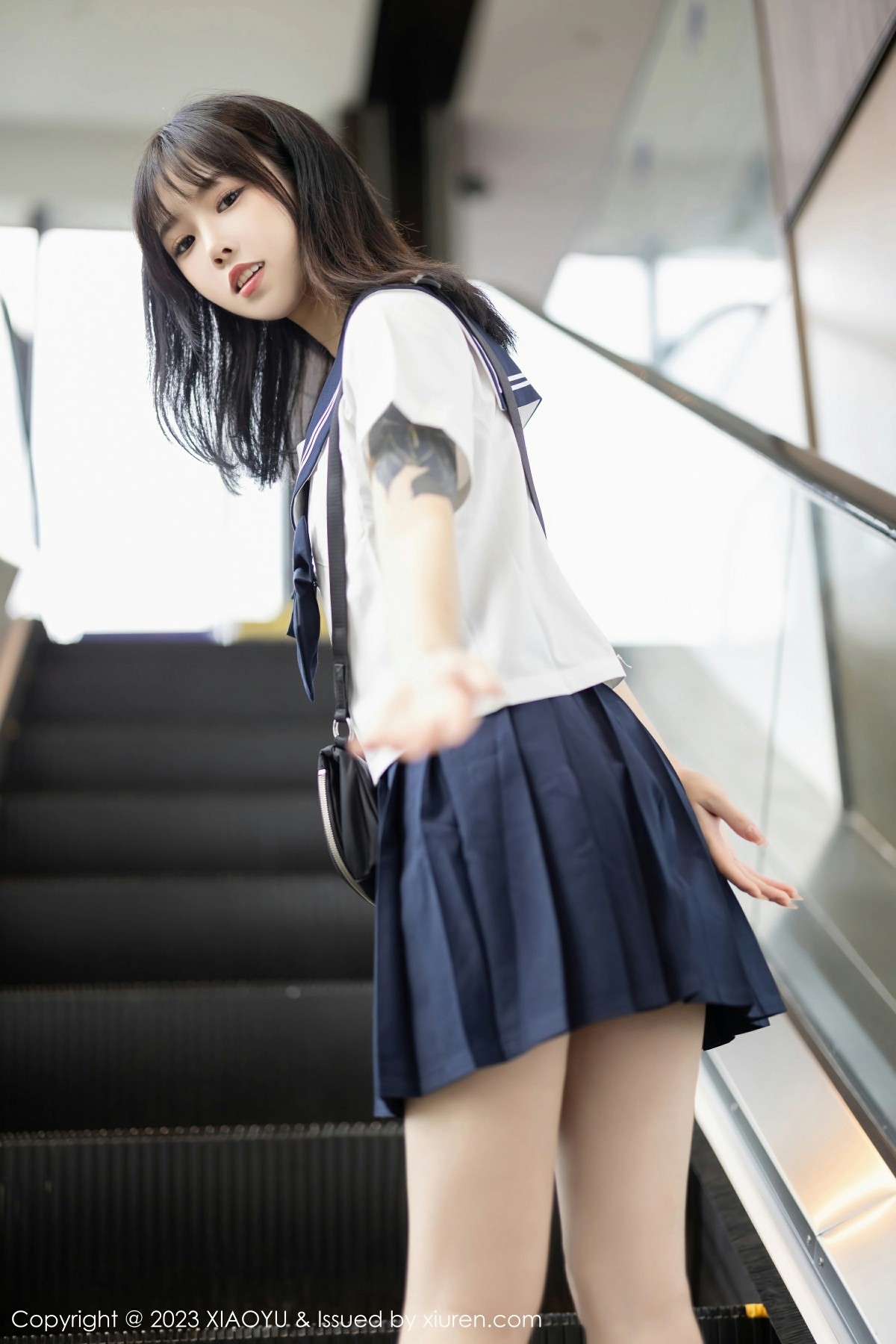 [XIAOYU语画界] 2023.08.08 VOL.1087 奶瓶. 白色学妹服 性感写真 [88+1P]