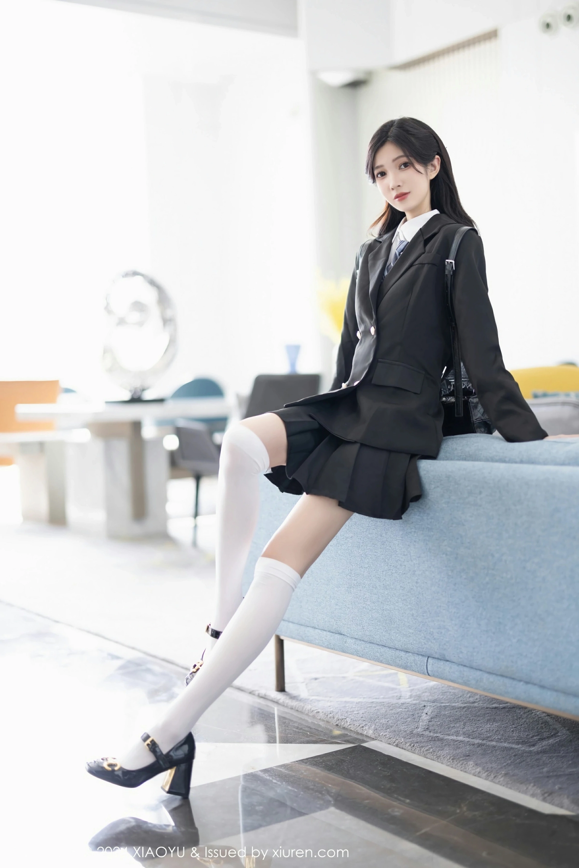 [XIAOYU语画界] 2024.02.19 VOL.1204 程程程- 深色日系学妹制服 黑色内衣 性感写真 [83+1P]