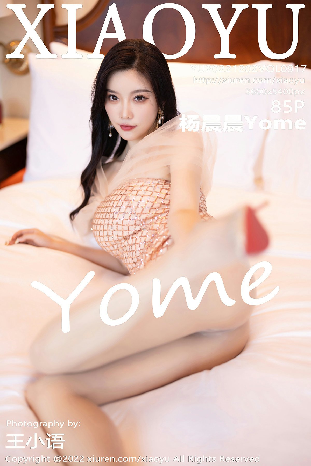 [XIAOYU语画界] 2022.12.02 VOL.917 杨晨晨Yome 镶砖式情趣内衣 性感私房写真 [85+1P]