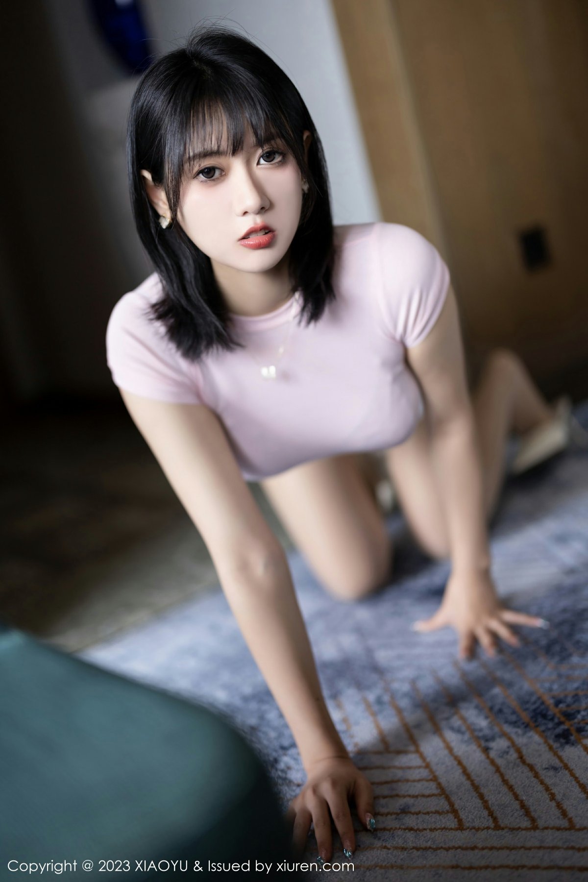 [XIAOYU语画界] 2023.01.30 VOL.954 林子遥 白色短裙 紫灰色内衣 性感写真 [72+1P]