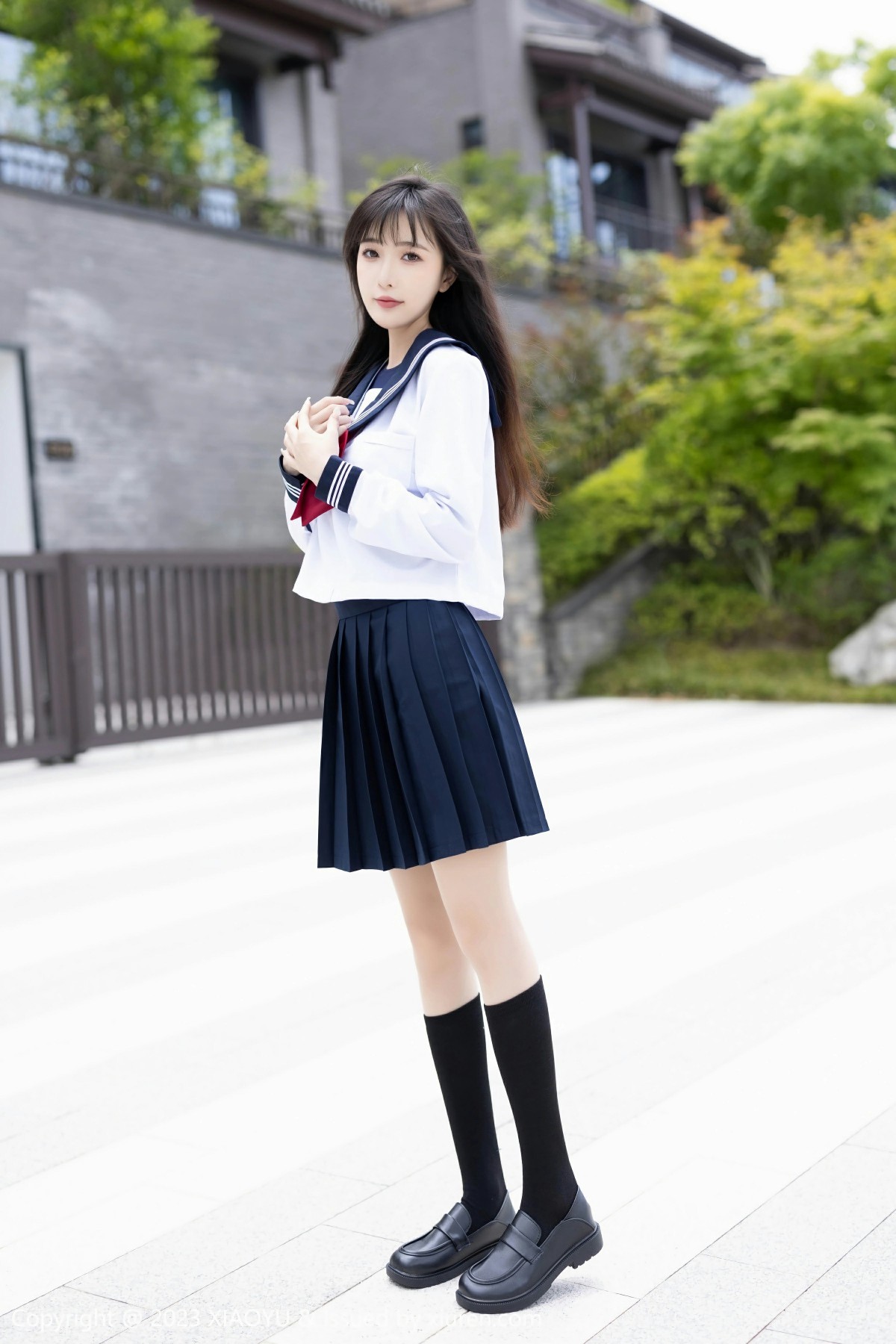 [XIAOYU语画界] 2023.06.08 VOL.1045 林星阑 性感学妹制服 贵州旅拍写真 [96+1P]